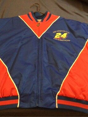 Performance Racing Jacket in Blue and Red